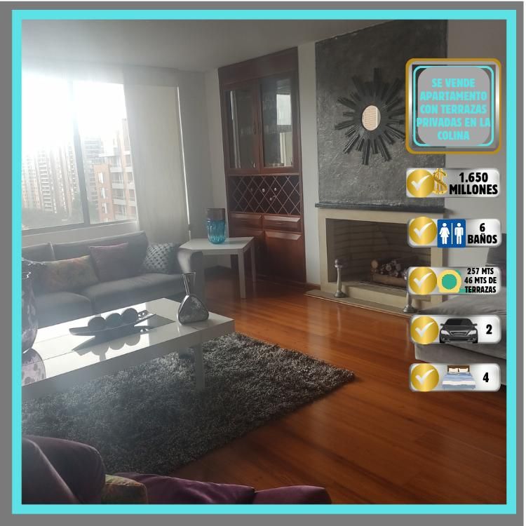 Apartamento en venta Cundinamarca Bogotá El Plan 257 m2 Habitaciones 4 Baños 6 Garajes 2 Precio $1650000000