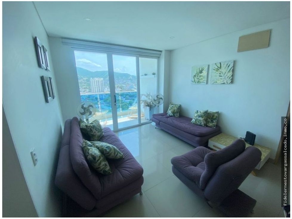 Apartamento en venta Magdalena Santa Marta Ub Salguero 87 m2 Habitaciones 2 Baños 3 Garajes 1 Precio $900000000