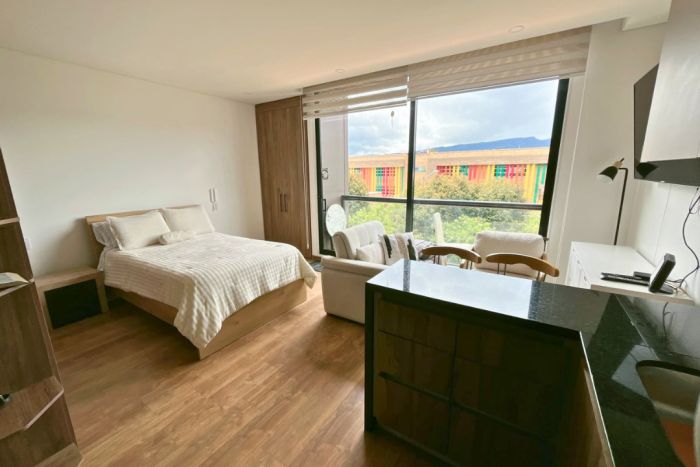 Apartaestudio en arriendo Cundinamarca Chía Br Hacienda Girasoles 38 m2 Habitaciones 1 Baños 2 Garajes 1 Precio $1800000
