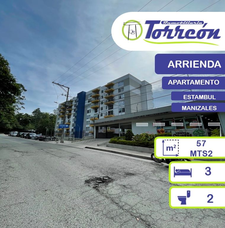 Apartamento en arriendo Caldas Manizales Cr Mirador De Estambul 57 m2 Habitaciones 3 Baños 2 Garajes 0 Precio $1300000