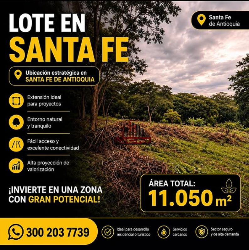 Local en venta Antioquia Santafé De Antioquia Corregimiento Tonusco 11050 m2 Habitaciones 0 Baños 0 Garajes 0 Precio $1547000000