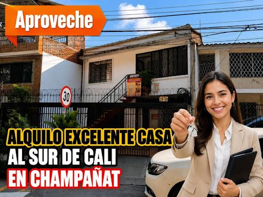 Casa en arriendo Valle Del Cauca Cali Champagnat 200 m2 Habitaciones 3 Baños 2 Garajes 1 Precio $2000000