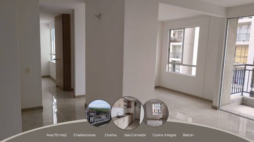 Apartamento en arriendo Valle Del Cauca Cali San Pedro 74 m2 Habitaciones 2 Baños 2 Garajes 1 Precio $2100000