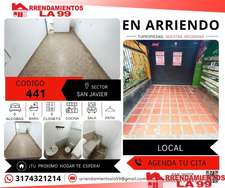 Local en arriendo Antioquia Medellín Santa Rosa De Lima 15 m2 Habitaciones 0 Baños 1 Garajes 0 Precio $2000000
