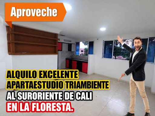 Apartaestudio en arriendo Valle Del Cauca Cali La Floresta 40 m2 Habitaciones 1 Baños 1 Garajes 0 Precio $680000