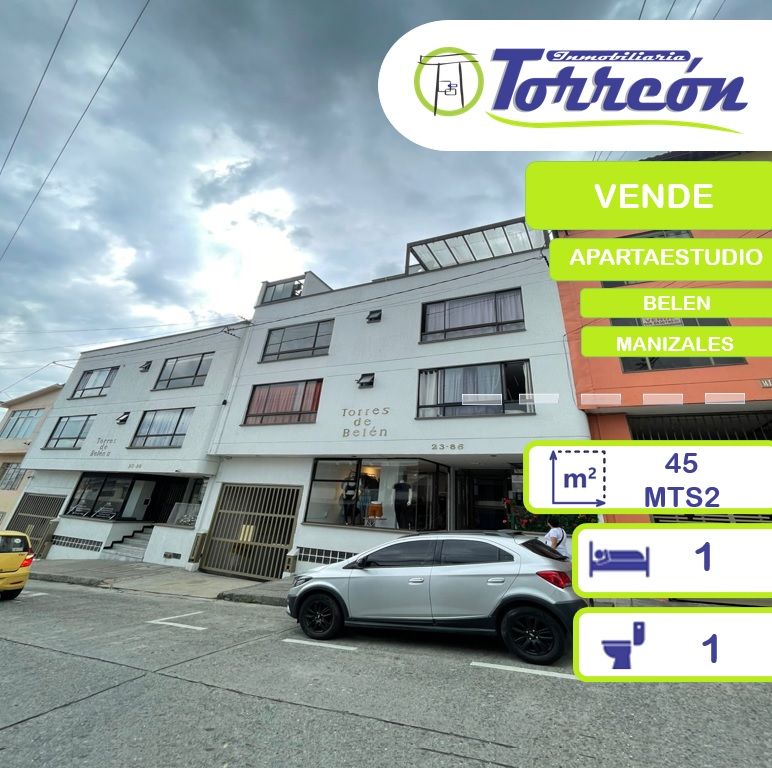 Apartaestudio en venta Caldas Manizales Belen 48 m2 Habitaciones 1 Baños 1 Garajes 0 Precio $210000000