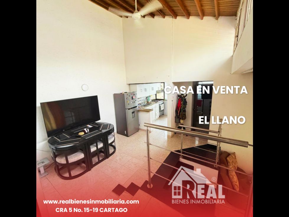 Casa en venta Valle Del Cauca Cartago El Llano 0 m2 Habitaciones 3 Baños 2 Garajes 1 Precio $280000000