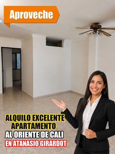 Apartamento en arriendo Valle Del Cauca Cali Atanasio Girardot 80 m2 Habitaciones 3 Baños 2 Garajes 0 Precio $850000