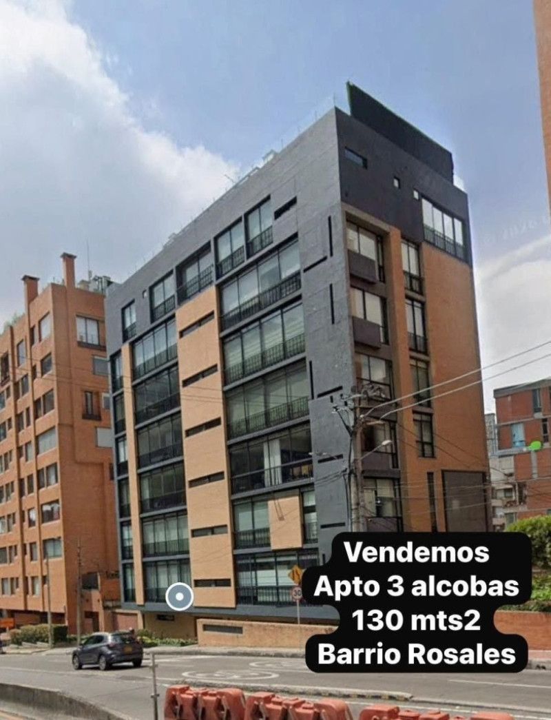 Apartamento en venta Cundinamarca Bogotá San Diego 130 m2 Habitaciones 3 Baños 3 Garajes 2 Precio $1300000000