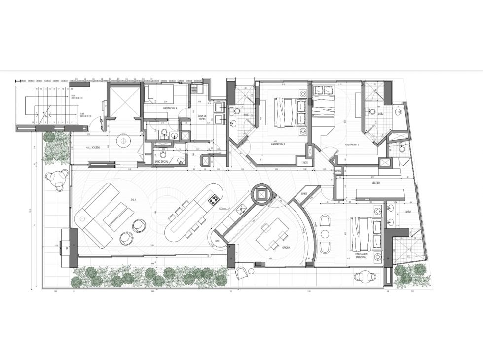 Apartamento en venta Antioquia Medellín San Lucas 315 m2 Habitaciones 3 Baños 0 Garajes 3 Precio $2300000000
