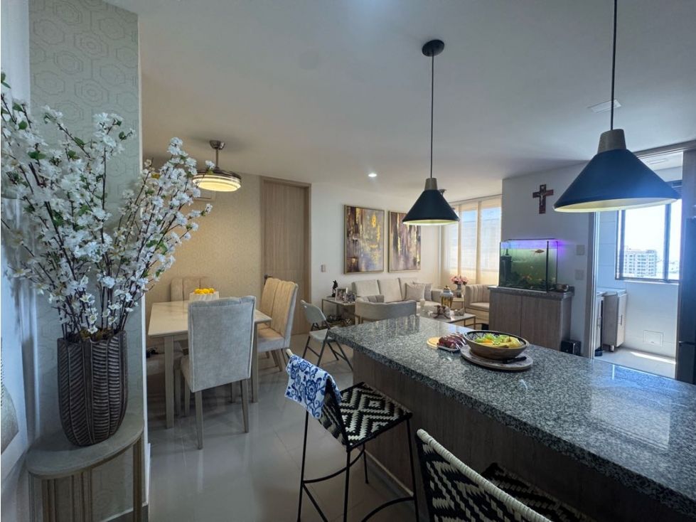 Apartamento en arriendo o venta Atlántico Barranquilla La Campiña 70 m2 Habitaciones 2 Baños 2 Garajes 1 Precio venta $460000000 Precio arriendo $3860000