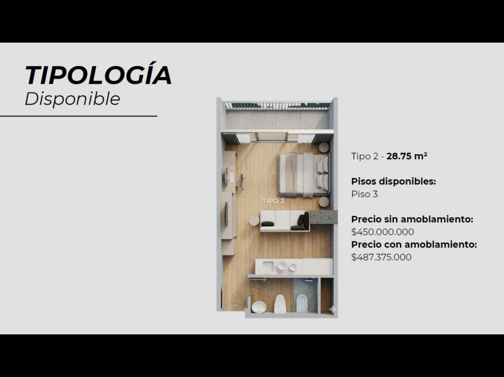 Apartaestudio en venta Antioquia Medellín Laureles 28 m2 Habitaciones 1 Baños 1 Garajes 0 Precio $487375000