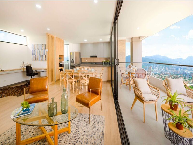 Apartamento en venta Antioquia Envigado La Inmaculada 116 m2 Habitaciones 3 Baños 4 Garajes 2 Precio $1299000000