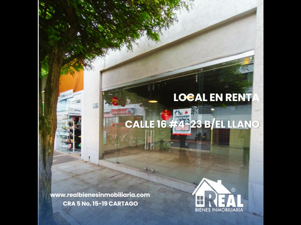 Local en arriendo Valle Del Cauca Cartago El Carmen 100 m2 Habitaciones 0 Baños 2 Garajes 0 Precio $3000000