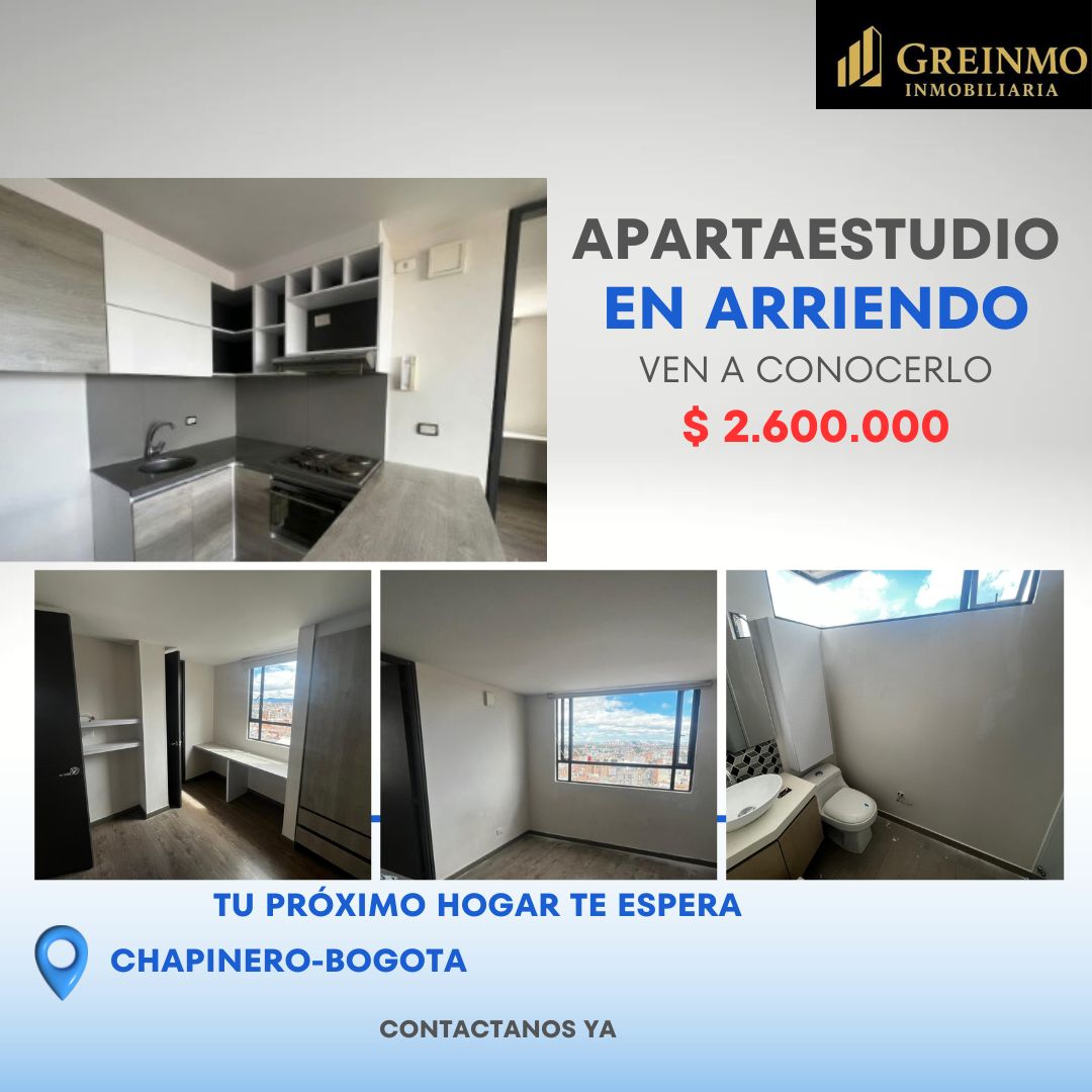 Apartaestudio en arriendo Cundinamarca Bogotá Chapinero Sur Occidental 40 m2 Habitaciones 2 Baños 2 Garajes 0 Precio $2600000