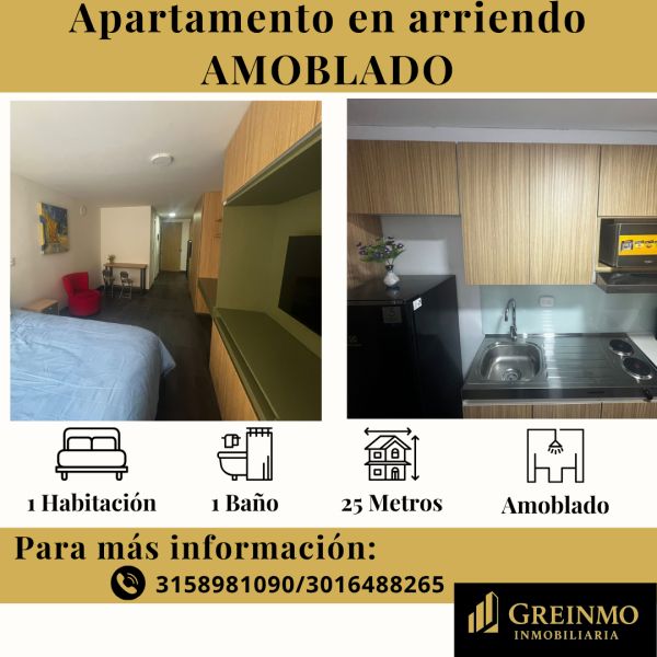 Apartaestudio en arriendo Cundinamarca Bogotá Santa Cecilia 25 m2 Habitaciones 1 Baños 1 Garajes 0 Precio $2500000