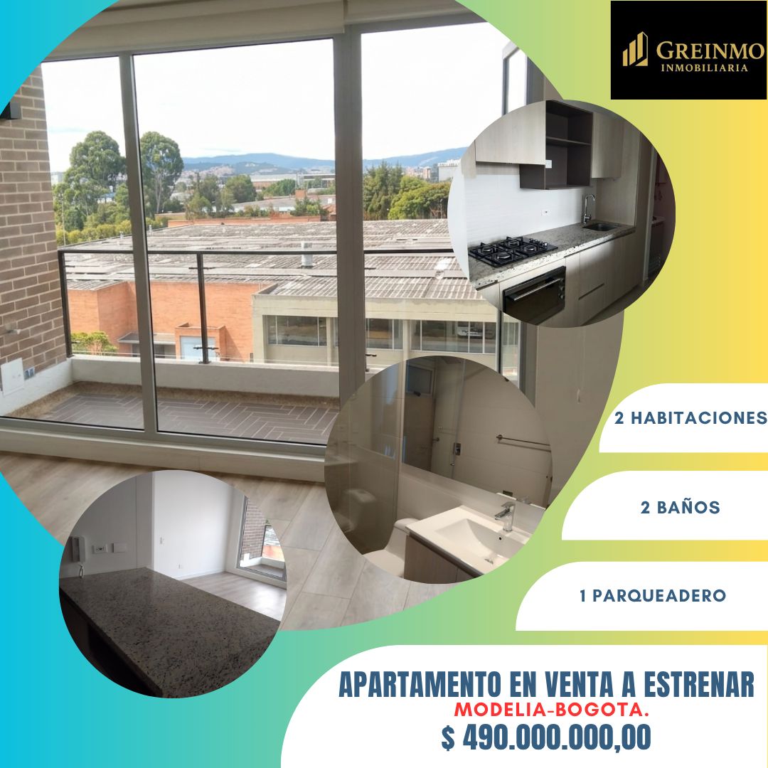 Apartamento en venta Cundinamarca Bogotá Puerta De Teja 57 m2 Habitaciones 2 Baños 2 Garajes 1 Precio $490000000