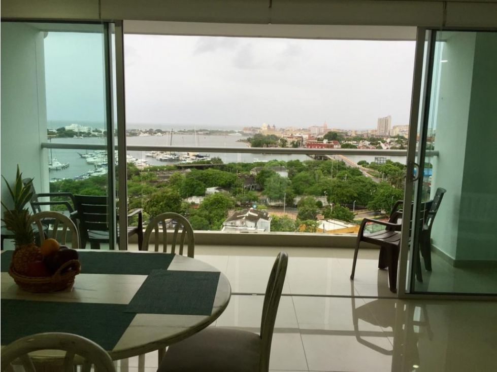 Apartamento en arriendo Bolívar Cartagena Manga 117 m2 Habitaciones 3 Baños 2 Garajes 1 Precio $7000000