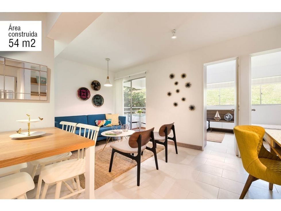 Apartaestudio en venta Antioquia Bello Sector Belvedere 54 m2 Habitaciones 3 Baños 2 Garajes 0 Precio $215000000