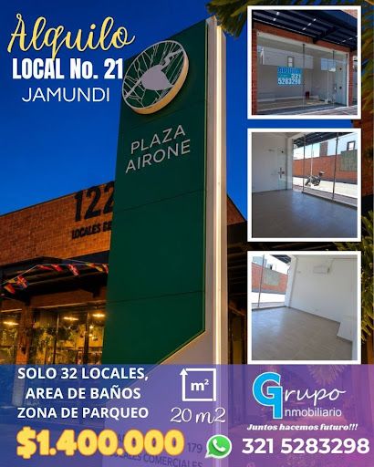 Local en arriendo o venta Cundinamarca Siberia Siberia 20 m2 Habitaciones 0 Baños 0 Garajes 0 Precio venta $235000000 Precio arriendo $2358000