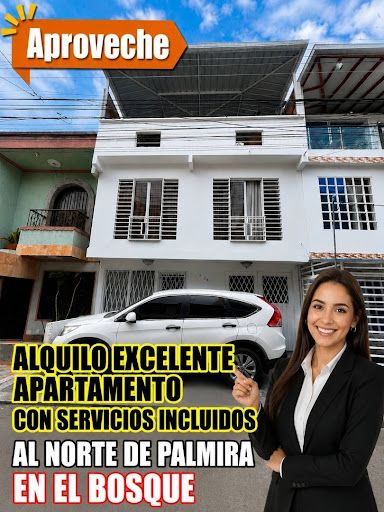 Apartamento en arriendo Valle Del Cauca Palmira Urbanización El Bosque 72 m2 Habitaciones 2 Baños 1 Garajes 1 Precio $1150000