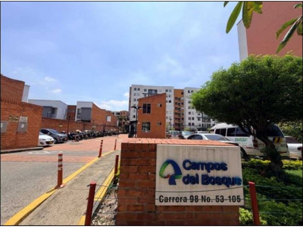 Apartamento en venta Valle Del Cauca Cali Cr Campos Del Bosque 60 m2 Habitaciones 3 Baños 2 Garajes 0 Precio $240000000