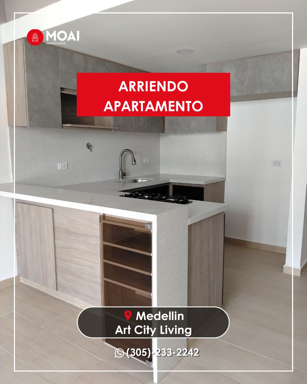 Apartamento en arriendo Antioquia Medellín Calle Nueva 60 m2 Habitaciones 2 Baños 2 Garajes 1 Precio $4000000