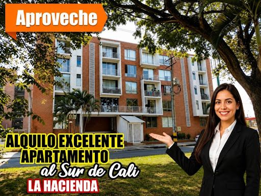 Apartamento en arriendo Valle Del Cauca Cali La Hacienda 90 m2 Habitaciones 3 Baños 2 Garajes 1 Precio $2100000