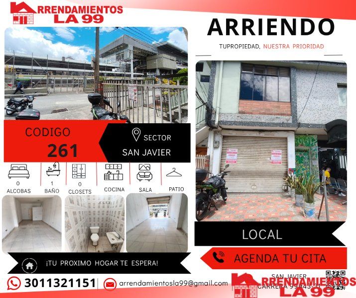 Local en arriendo Antioquia Medellín Santa Rosa De Lima 25 m2 Habitaciones 0 Baños 1 Garajes 0 Precio $3600000