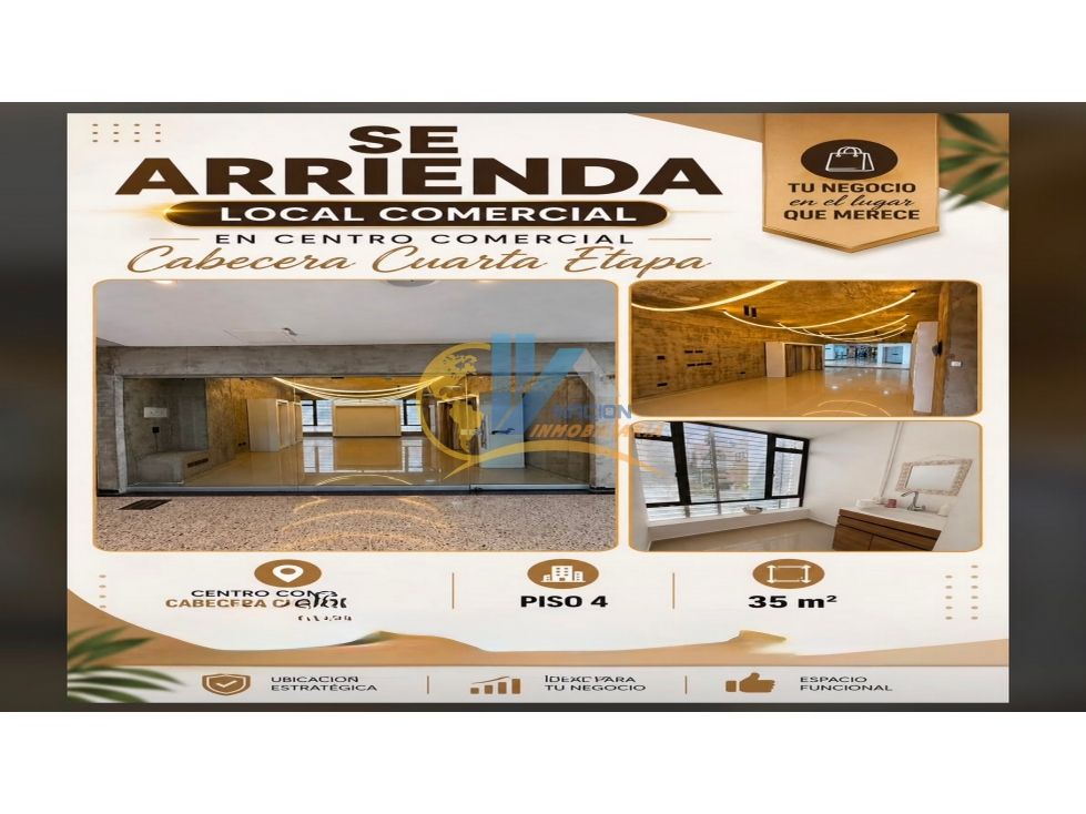 Local en arriendo Santander Bucaramanga Cabecera Del Llano 35 m2 Habitaciones 0 Baños 0 Garajes 0 Precio $5000000