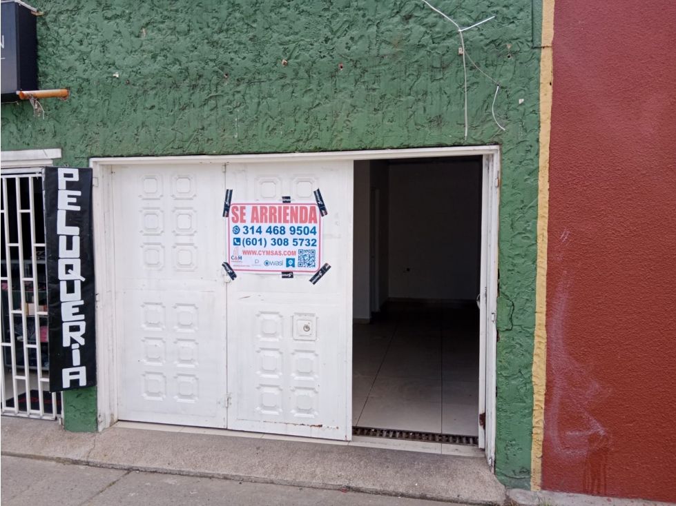 Local en arriendo Cundinamarca Bogotá El Rincon Santo 18 m2 Habitaciones 0 Baños 1 Garajes 0 Precio $900000