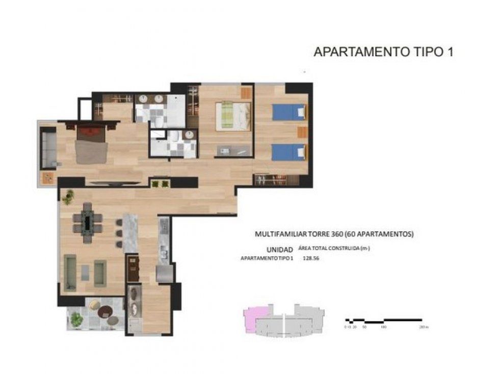 Apartamento en venta Caldas Manizales Alta Suiza 128 m2 Habitaciones 3 Baños 2 Garajes 1 Precio $631251568