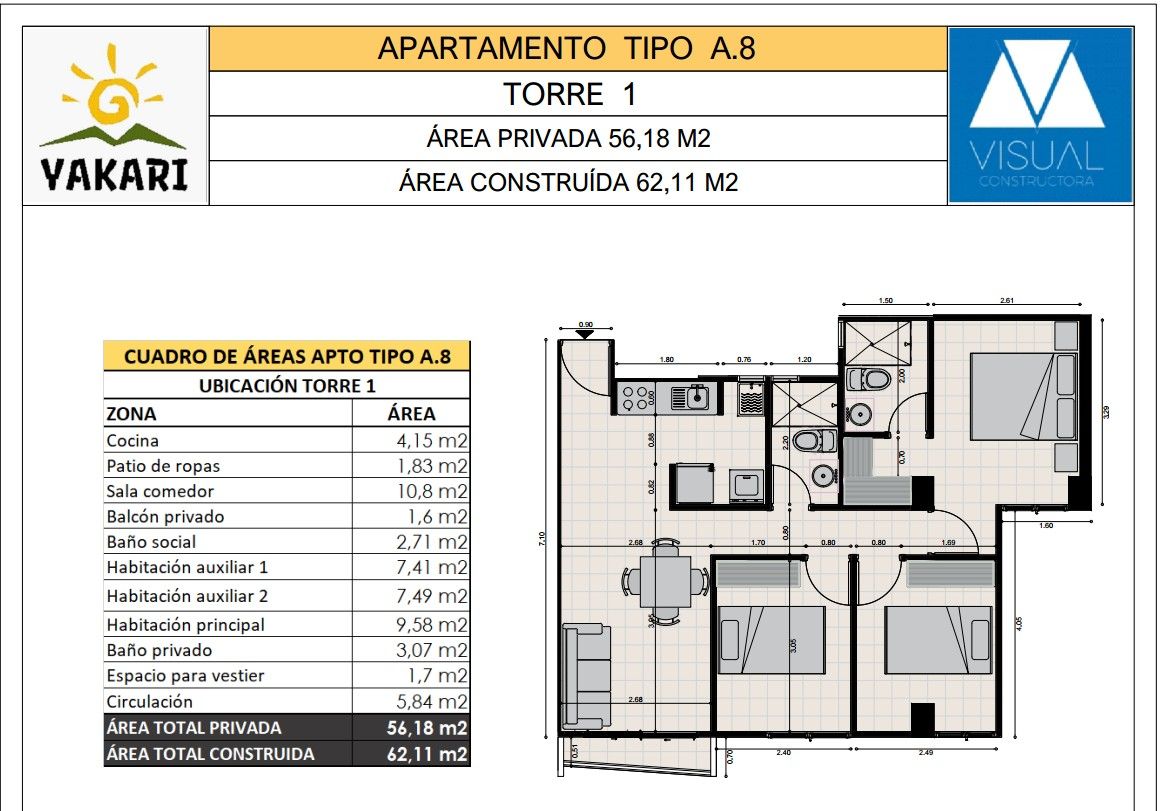Proyectos Vivienda Nueva Yakari Parque Residencial Apartamento en venta Quindío Armenia Br Monte Prado 0 m2 Habitaciones 3 Baños 2 Garajes 0 Precio $229807000