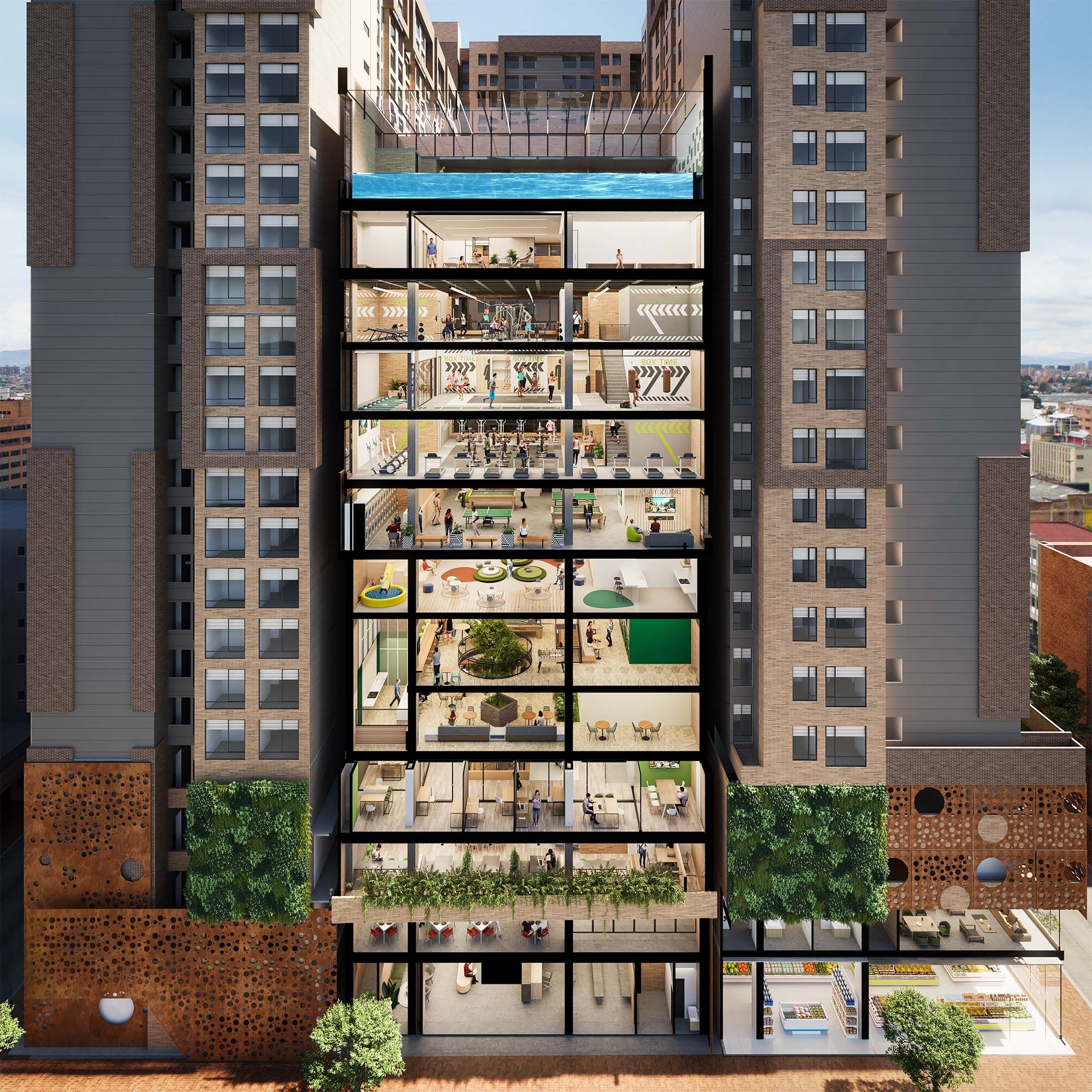 Proyectos Vivienda Nueva Urbana 30 Apartamento en venta Cundinamarca Bogotá Paloquemao 35 m2 Habitaciones 0 Baños 0 Garajes 0 Precio $241995000