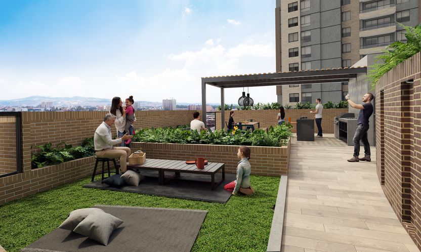 Proyectos Vivienda Nueva Austro De Cuatro Vientos Apartamento en venta Cundinamarca Bogotá Montevideo 89 m2 Habitaciones 3 Baños 2 Garajes 1 Precio $703760000