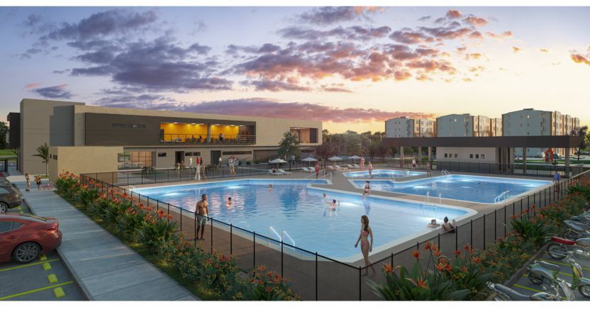 Proyectos Vivienda Nueva Bonavento Apartamento en venta Atlántico Barranquilla Caribe Verde 46 m2 Habitaciones 2 Baños 1 Garajes 0 Precio $128115000