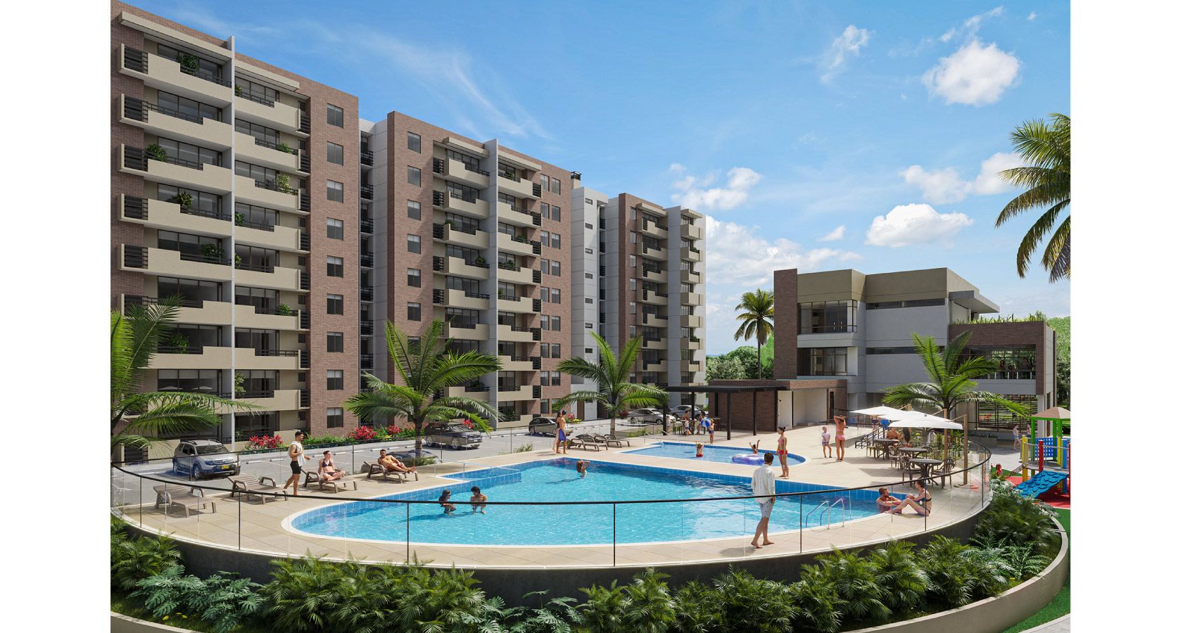 Proyectos Vivienda Nueva Vizcaína - Aromanzza Apartamento en venta Atlántico Barranquilla Villa Carolina 69 m2 Habitaciones 3 Baños 2 Garajes 0 Precio $383306636