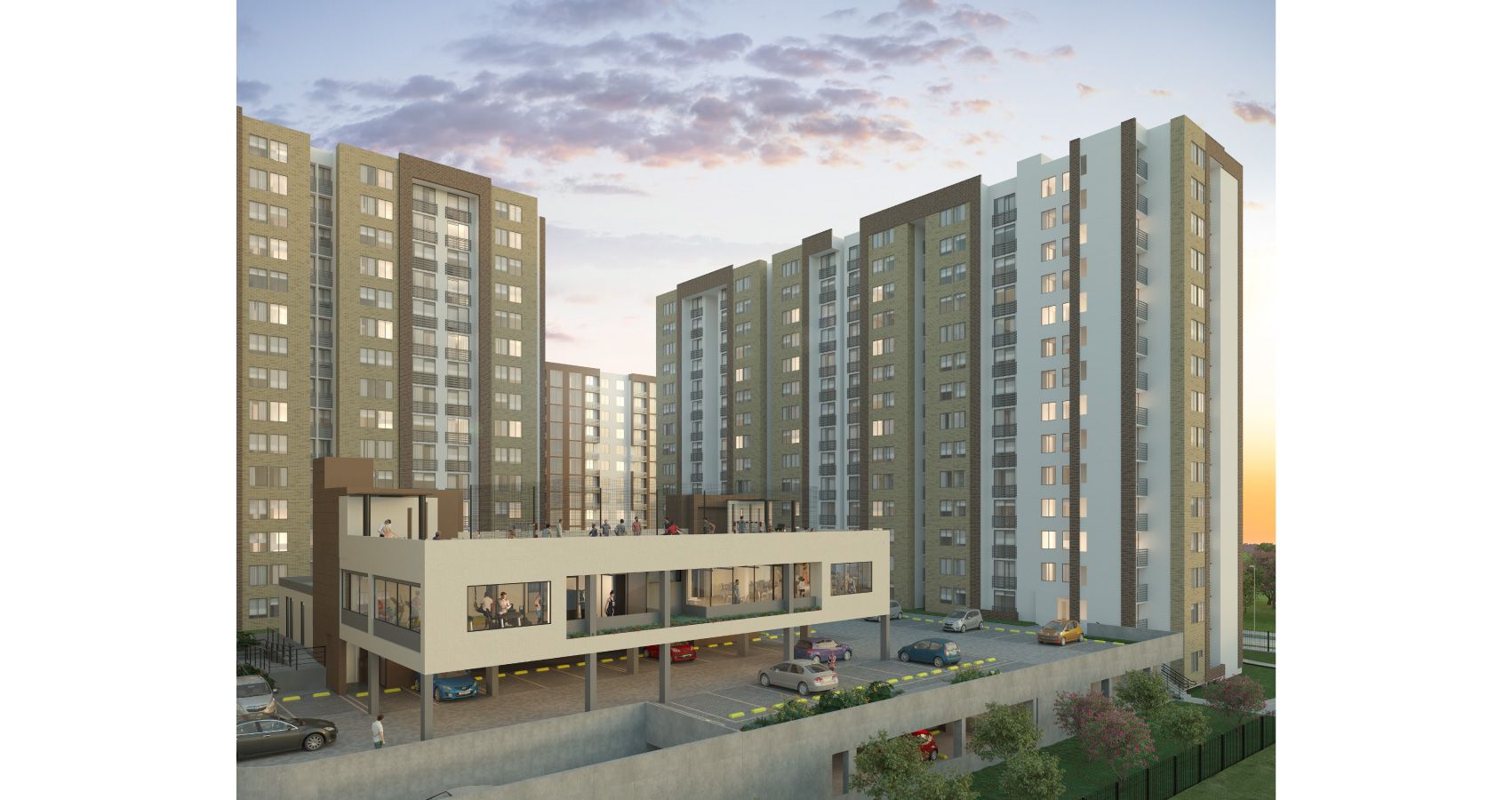 Proyectos en Construcción Brisas Del Parque Apartamento en venta Atlántico Barranquilla Otros 56 m2 Habitaciones 2 Baños 2 Garajes 0 Precio $244112500