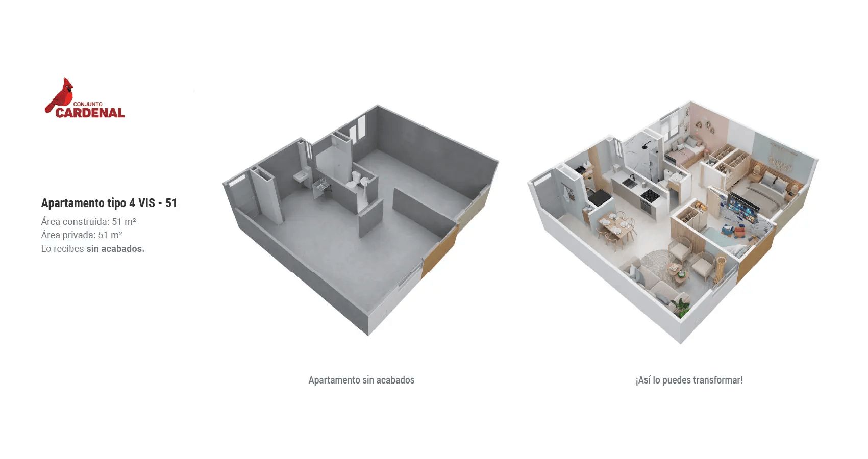 Proyectos en Construcción Cardenal-alameda Del Rio Apartamento en venta Atlántico Barranquilla Alameda Del Río 51 m2 Habitaciones 1 Baños 1 Garajes 0 Precio $187500000