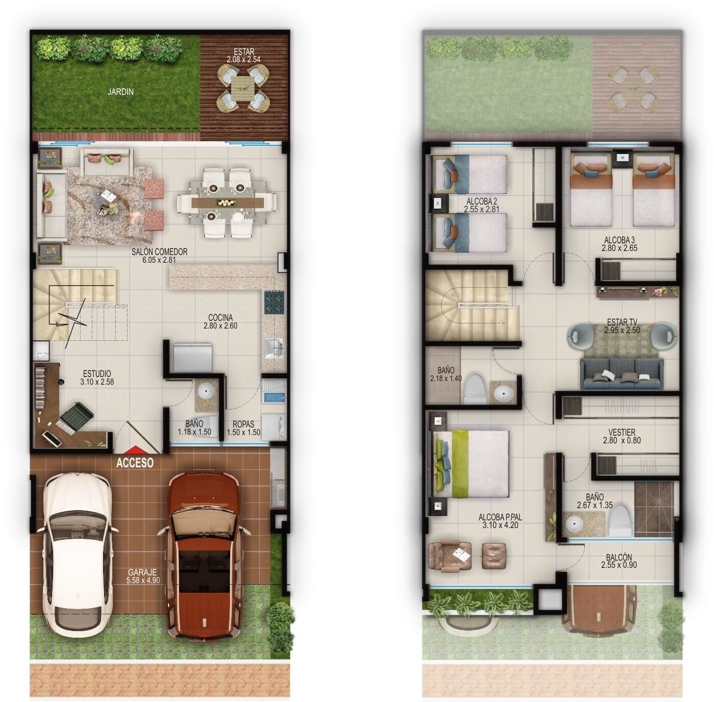 Comprar Exterior Pradera Del Hato Casa en venta Santander Piedecuesta Río Del Hato 144 m2 Habitaciones 3 Baños 3 Garajes 2 Precio $1080725000