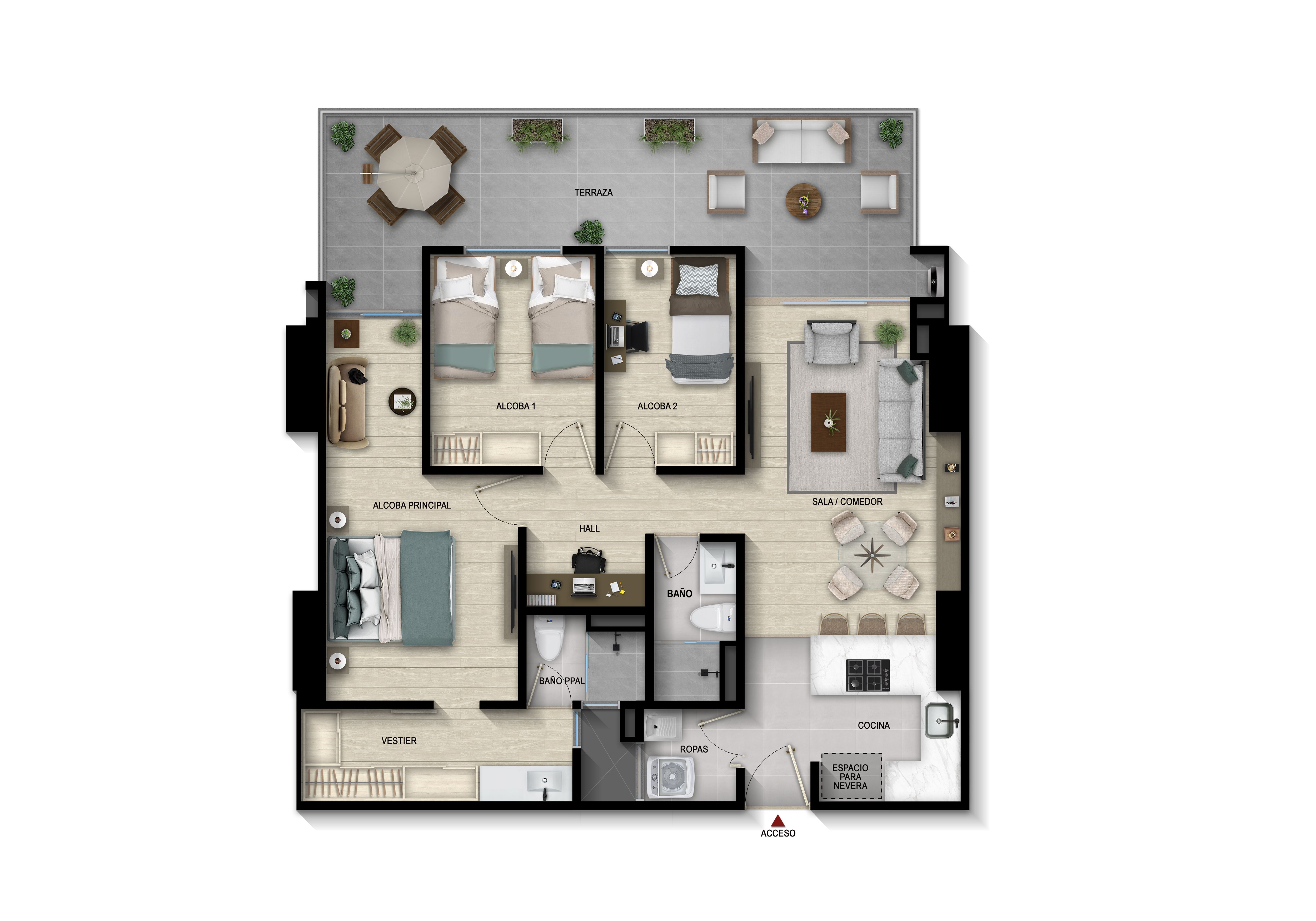 en undefined Undefined Undefined Undefined 97 m2 Habitaciones 3 Baños 2 Garajes 2 Precio $1008653000