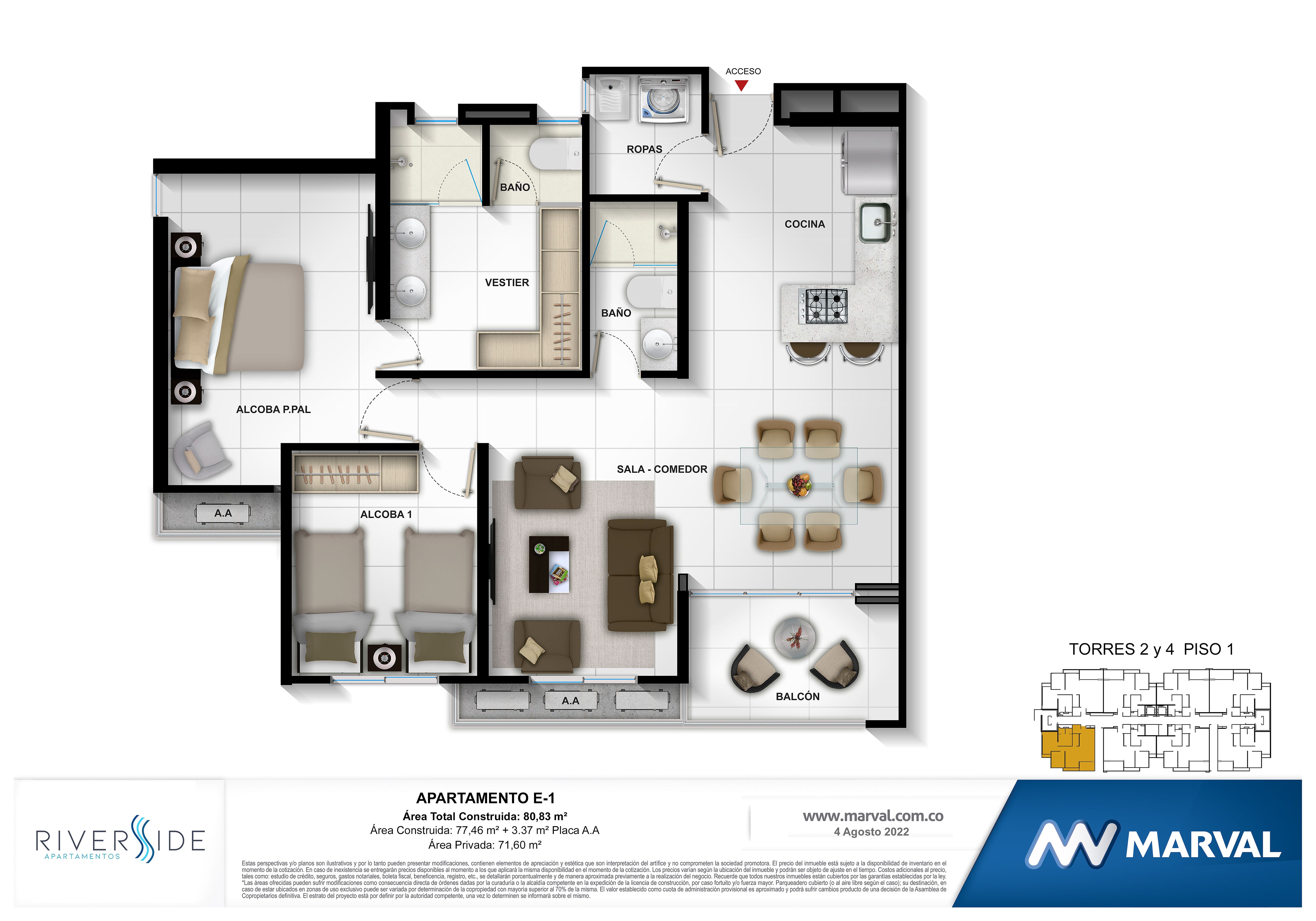 en undefined Undefined Undefined Undefined 71 m2 Habitaciones 2 Baños 2 Precio $542575000