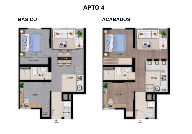 Proyectos Vivienda Nueva Ciudad La Salle Loira Apartamento en venta Cundinamarca Bogotá La Salle 40 m2 Habitaciones 1 Baños 1 Garajes 0 Precio $212550000