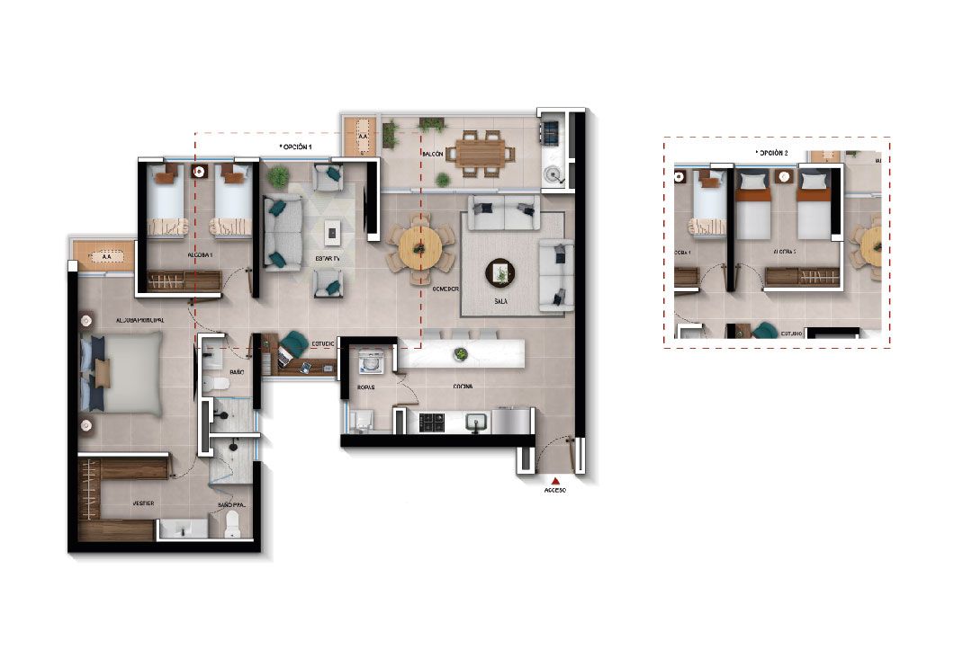 Proyectos Vivienda Nueva Country Park Apartamento en venta Santander Bucaramanga Canaveral 107 m2 Habitaciones 3 Baños 2 Garajes 0 Precio $693494000