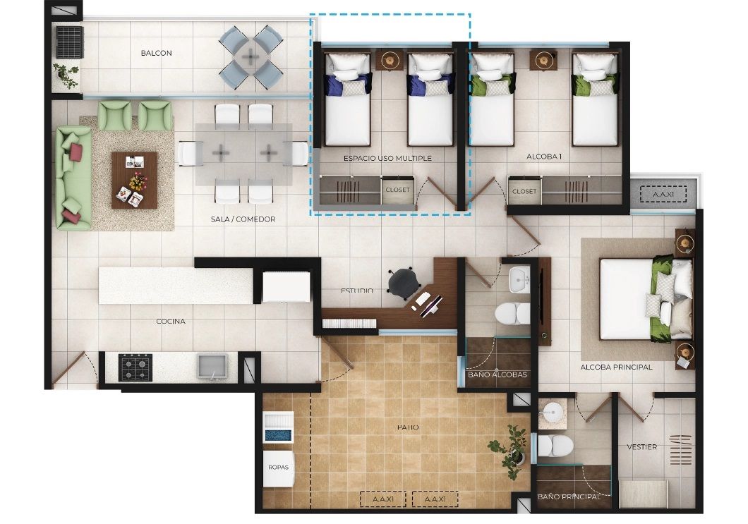  en undefined Undefined Undefined Undefined 80 m2 Habitaciones 2 Baños 2 Precio $537847000