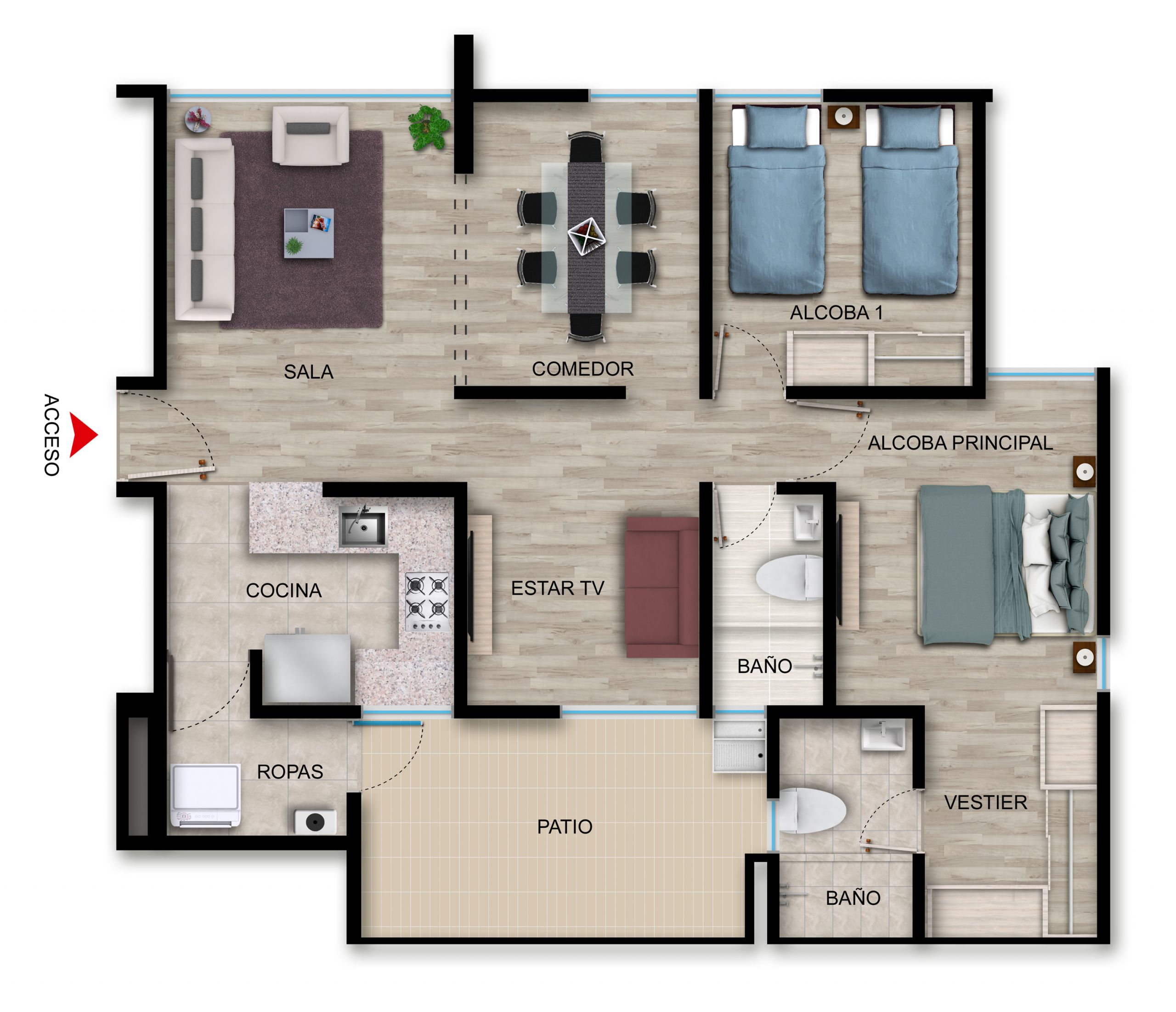 en undefined Undefined Undefined Undefined 69 m2 Habitaciones 2 Baños 2 Precio $349305000