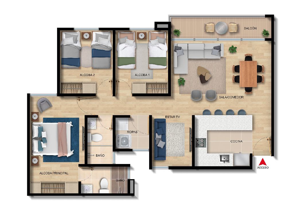 en undefined Undefined Undefined Undefined 72 m2 Habitaciones 3 Baños 2 Precio $386401000