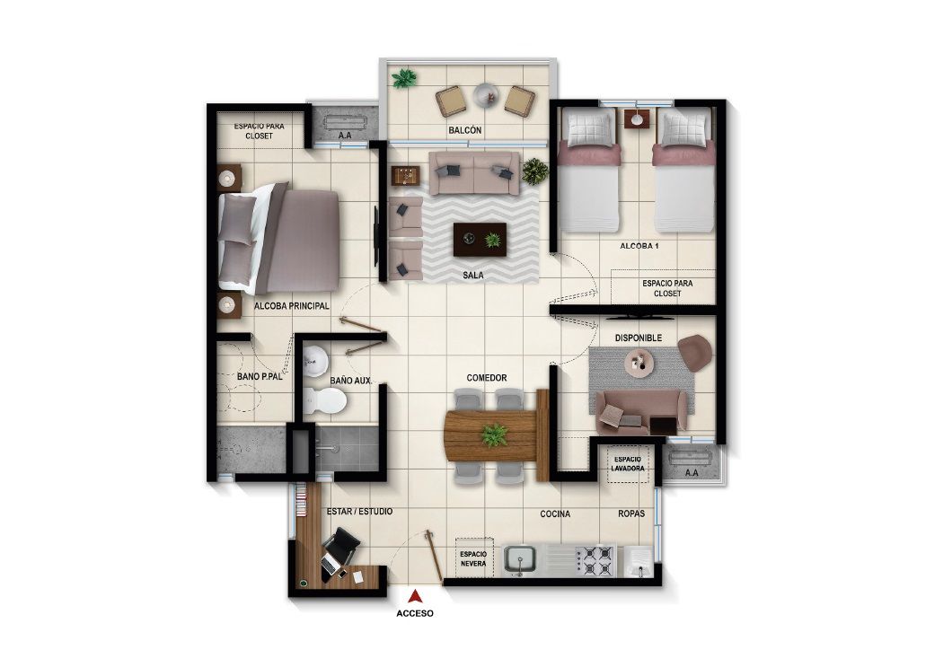 en undefined Undefined Undefined Undefined 40 m2 Habitaciones 2 Baños 2 Garajes 0 Precio $226094000