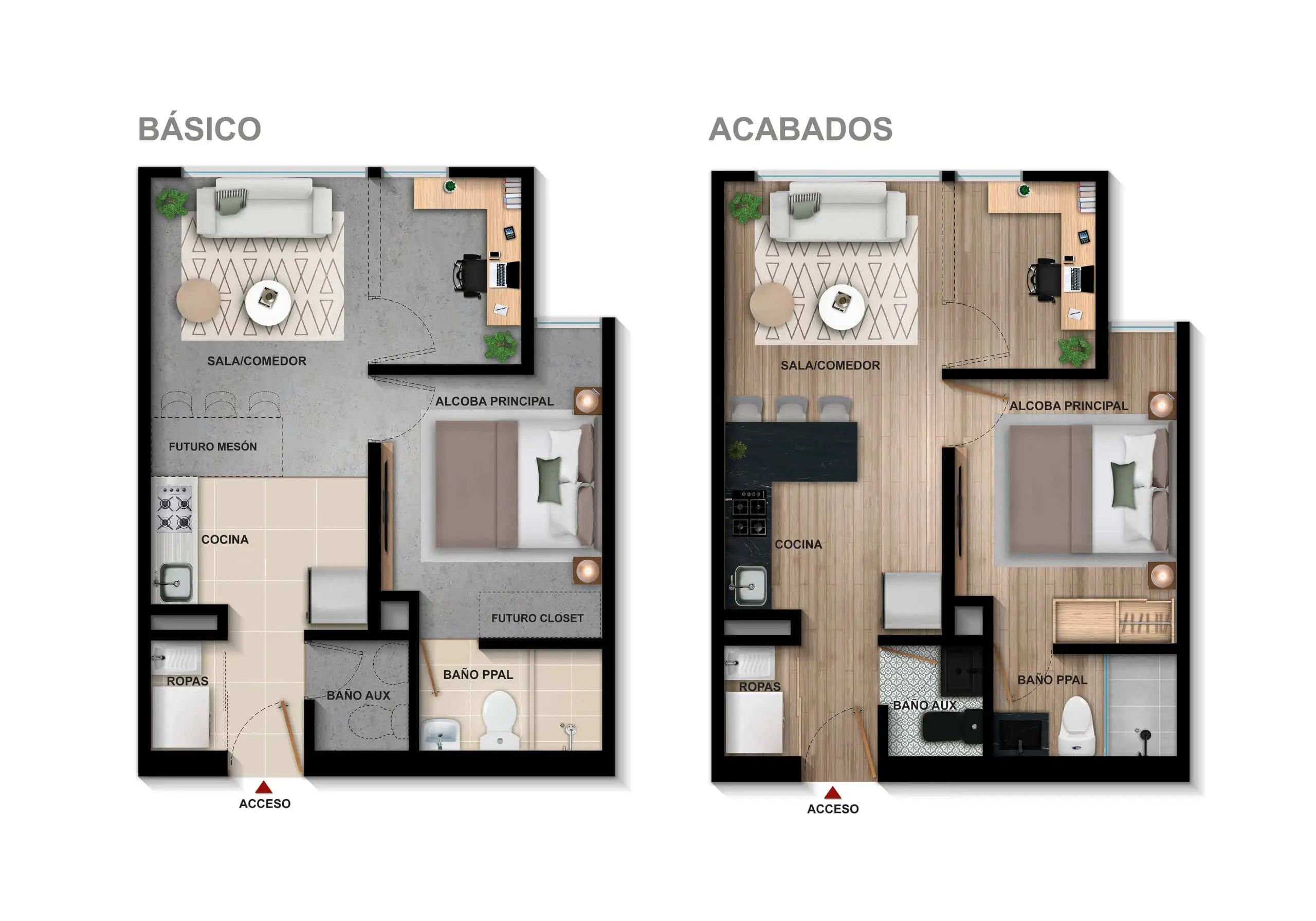Proyectos Vivienda Nueva Zentral - Zuri Apartamento en venta Cundinamarca Bogotá Otros 38 m2 Habitaciones 1 Baños 1 Garajes 0 Precio $227420000