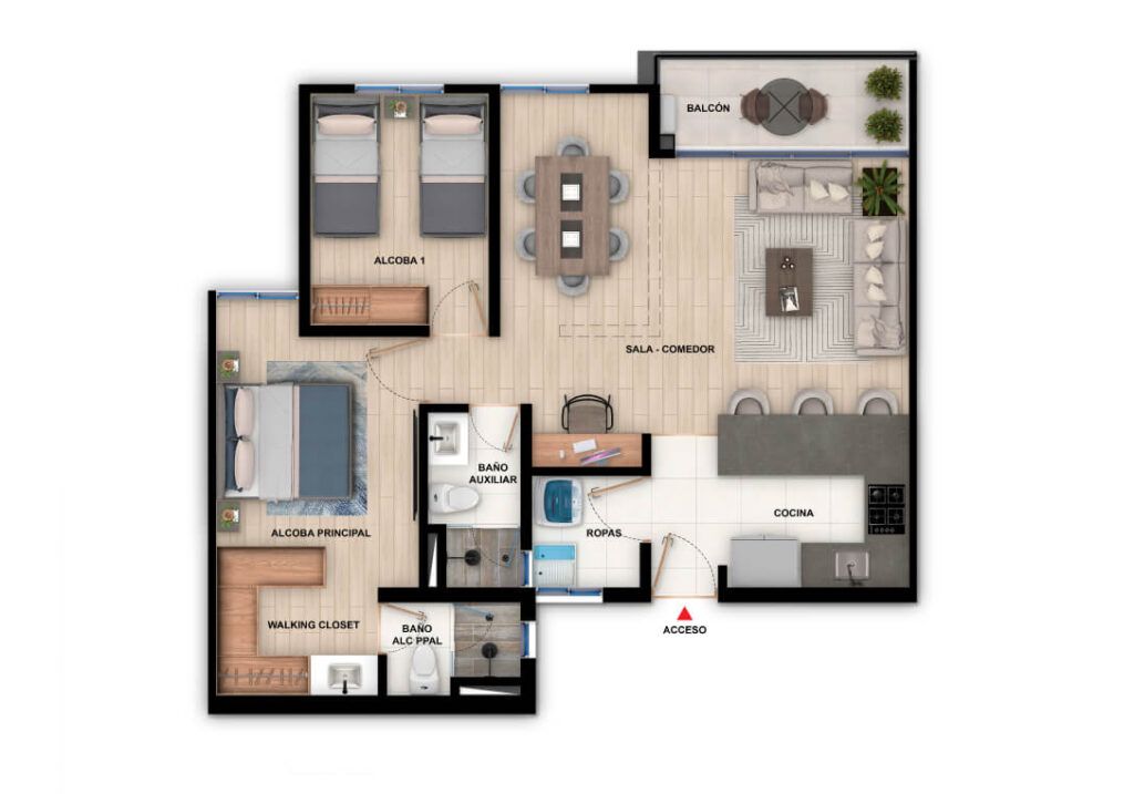 en undefined Undefined Undefined Undefined 63 m2 Habitaciones 2 Baños 2 Precio $576977000